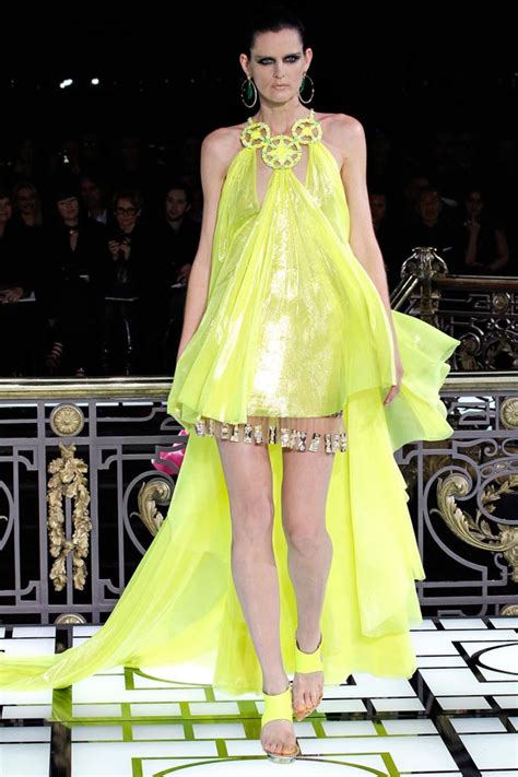 atelier versace yellow dress|versace collection.